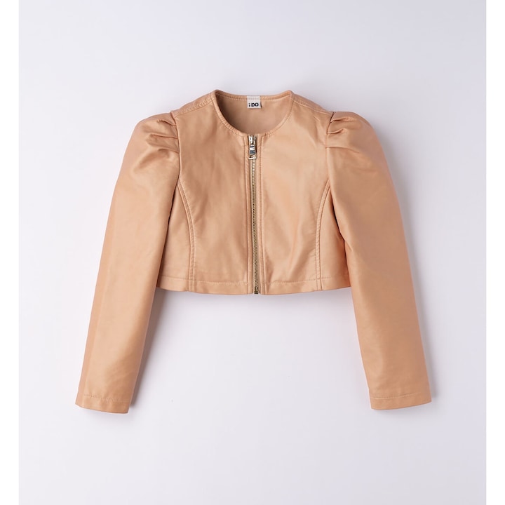 Елегантно екологично кожено яке за момиче, I Do, 4.6564, Златно