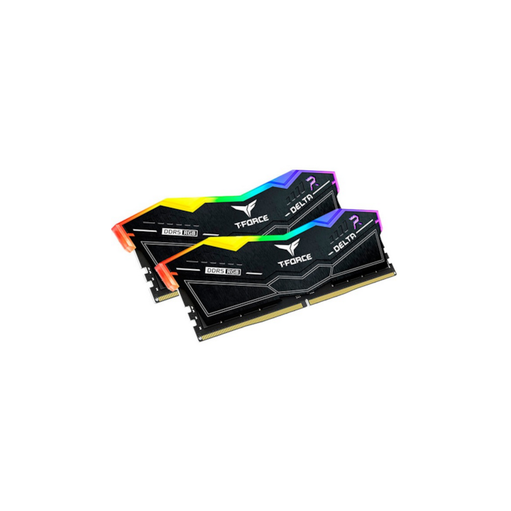 TeamGroup 32GB / 6600 Kit Delta RGB Black DDR5 RAM KIT (2x16GB) (FF3D532G6600HC34DC01)