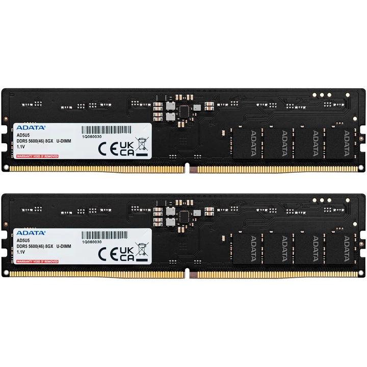 Adata 16GB / 5600 DDR5 RAM KIT (2x8GB) (AD5U56008G-DT)