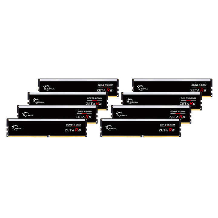 G.Skill 128GB / 6400 Zeta R5 (Intel XMP) DDR5 RAM KIT (8x16GB) (F5-6400R3239G16GE8-Z)