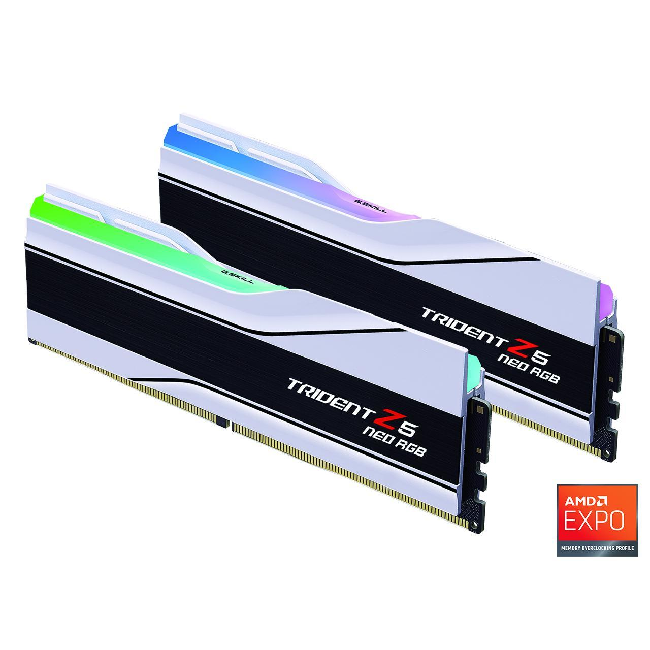 G rap、new west セット Kit Memorie G.Skill Trident Z5 Neo RGB White AMD EXPO 32GB, DDR5