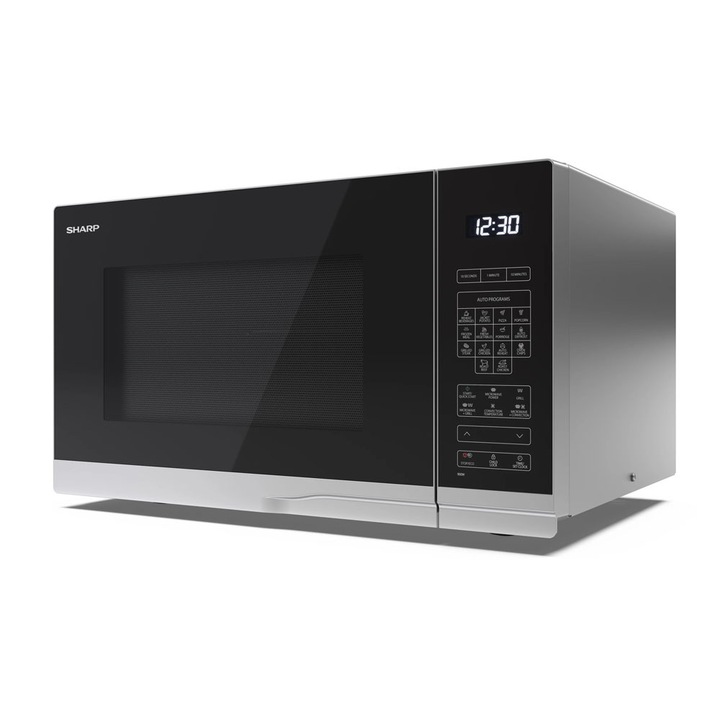 Cuptor cu microunde, Sharp, YC-PC322AE-S, Negru