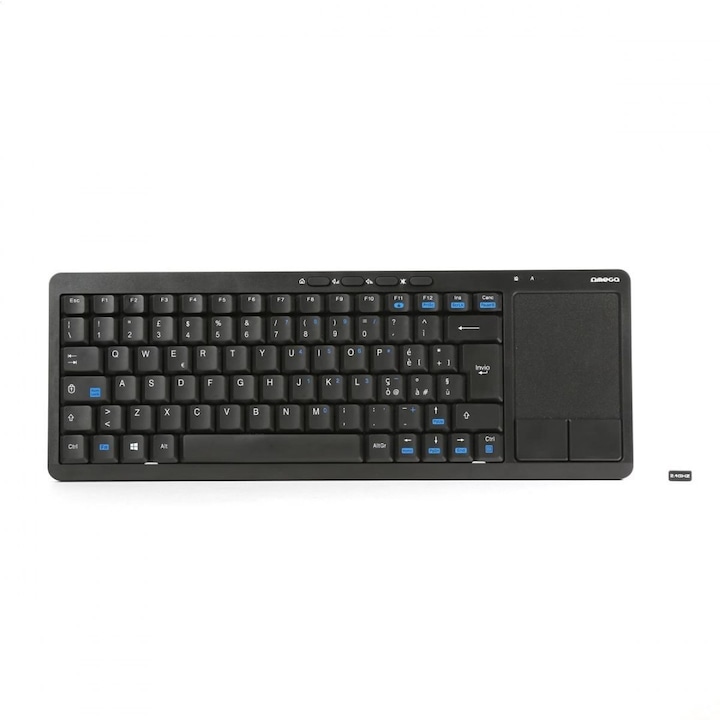 Tastatura chirilica, 1Tech, Model DE6082, USB, Negru