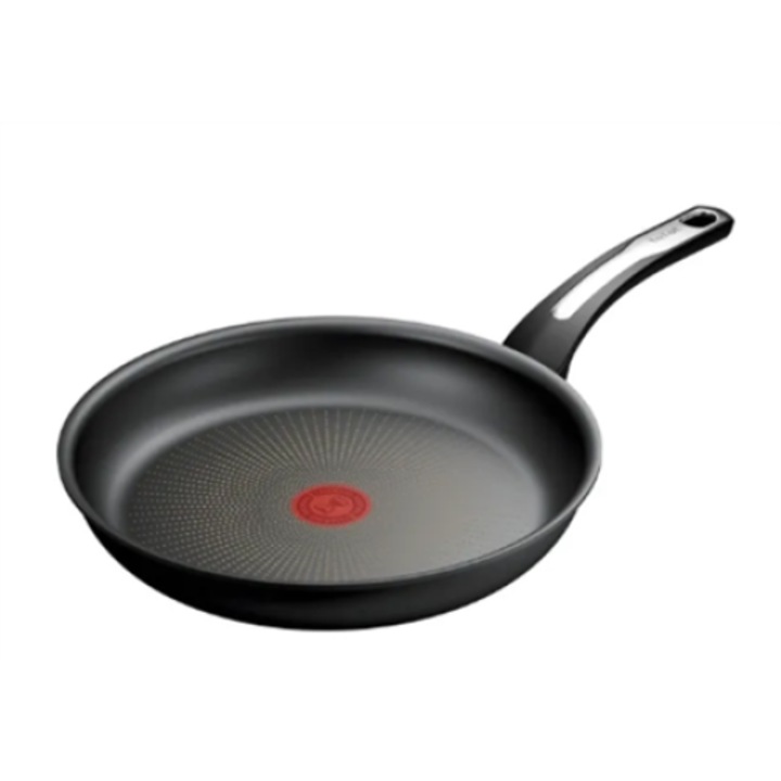Tigaie, TEFAL, maner fix, negru, 28cm