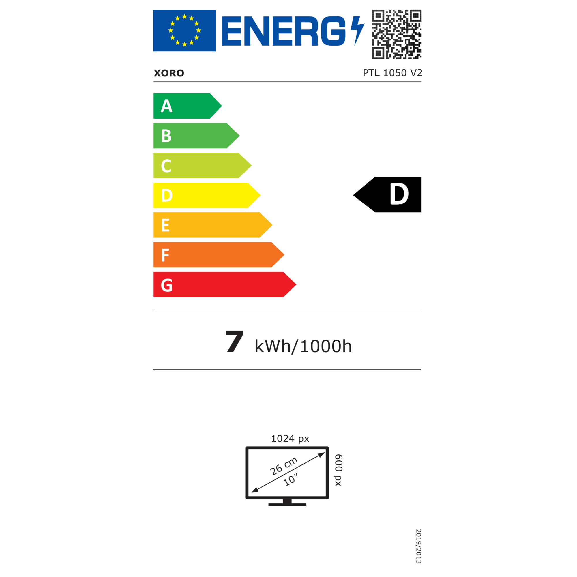 Televizor, Xoro, PTL 1050 V2, 10,1