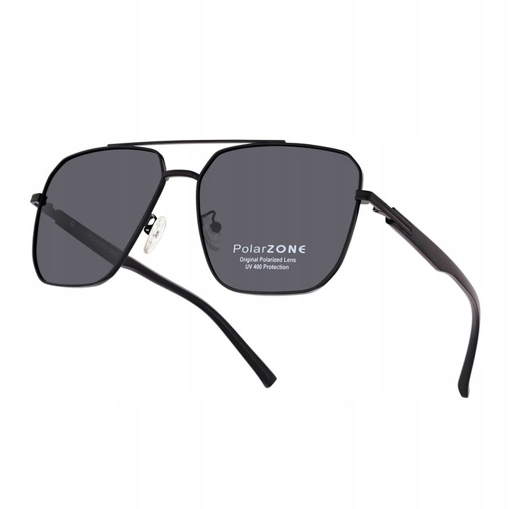 Ochelari de soare polarizati pentru barbati, PolarZone, UV400, 61-17-147 mm, negru