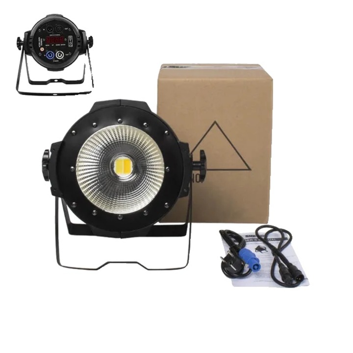 Echipament de lumini LED, 200W COB Warm Cool, control DMX, variabil, montare usoara, priza EU