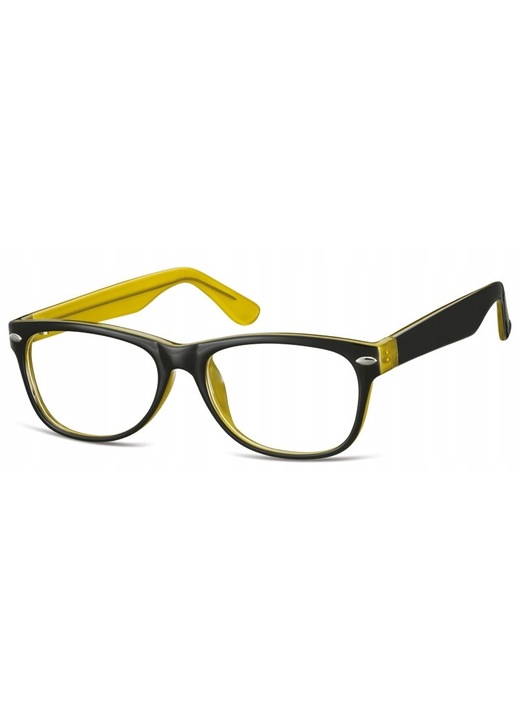 Ochelari corectie unisex Sunoptic CP167C, negru-verde, UV 400, 54x19x140mm
