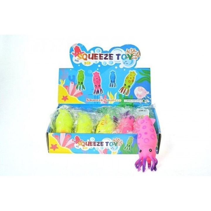 Set 12 jucarii interactive copii, Adar, Squisy, 3+, in cutie