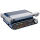 Sandwich Maker 2 in 1 HAUSBERG HB-635, 2000W-2200 W, Placi antiaderente pentru sandwich si grill, Ecran tactil digital, 7 programe, Albastru/Gri