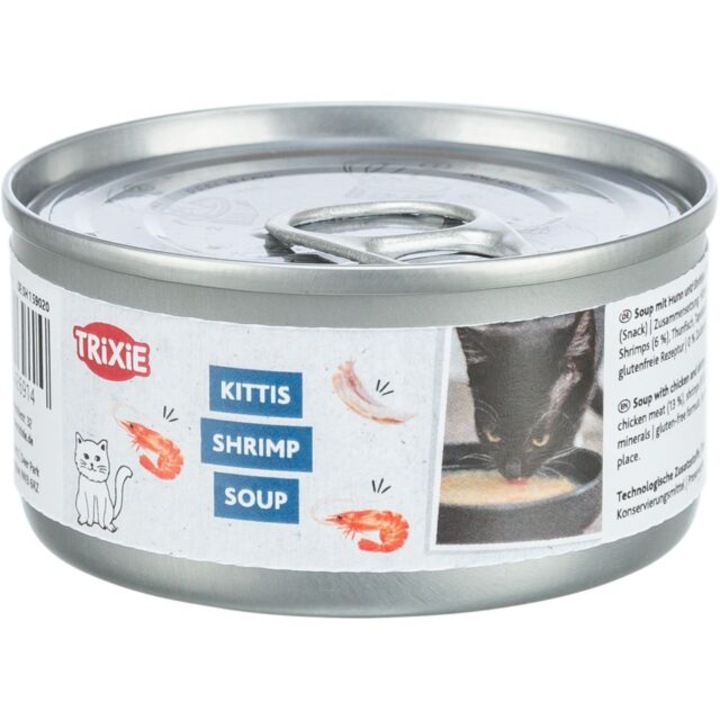 Trixie Macskaeledel, Garnélarák leves, 4x80 g, 42693