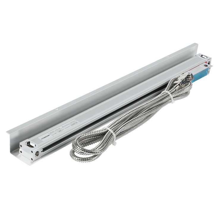 Rigla optica liniara de precizie, 500mm, 5um, conexiune PC, aliaj aluminiu