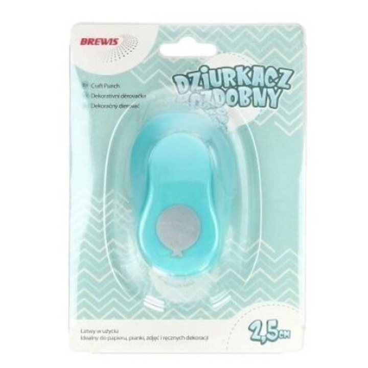 Perforator Brewis, Balon 2,5cm, albastru, 100x144mm