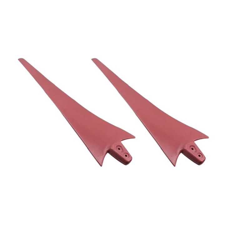 Set 2 Pale eoliene, Nylon, Rosu, 135mm