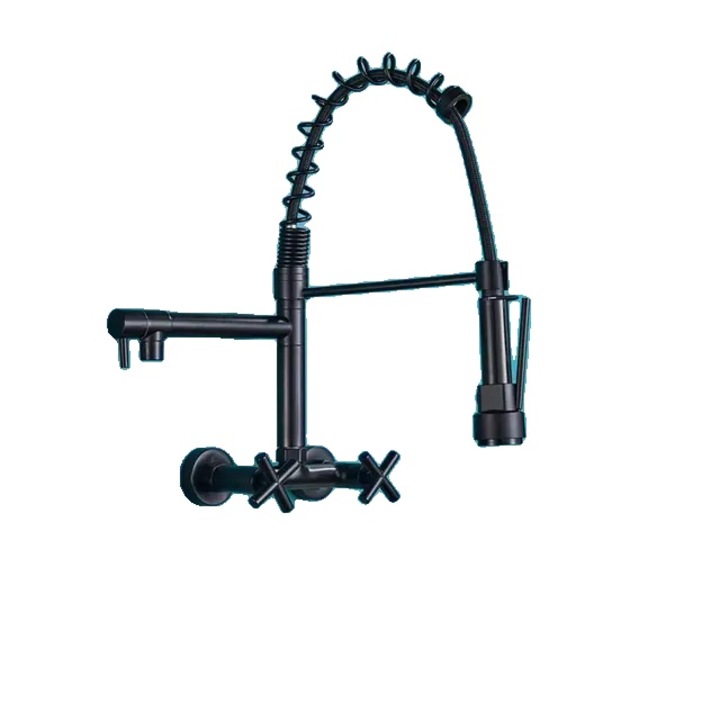 Konyhai csaptelep, Acél, Munkalap, Fekete