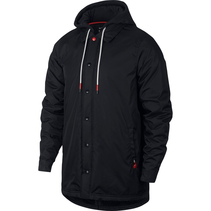Jacheta barbati, Nike, Poliester, Negru, L