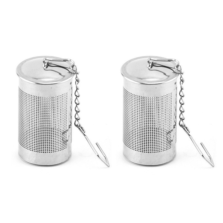 Set 2 infuzoare ceai, Cozevdnt, inox, 2.3x4cm, argintiu
