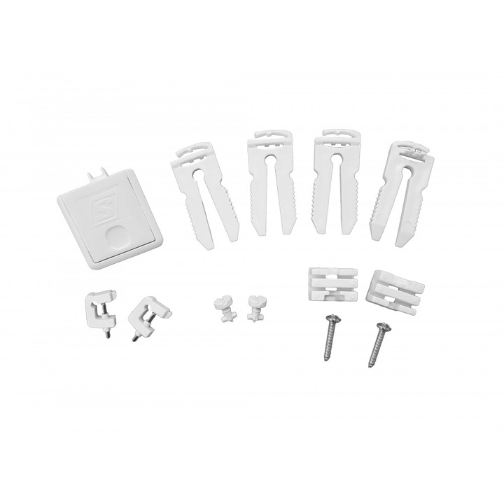 Set Accesorii tablou electric, Schrack, Alb