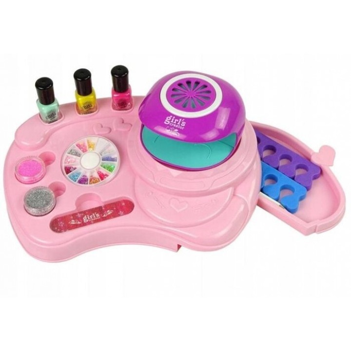 Ciuciubabka körömstúdió szett, 3 lakk, 2 glitter, többszínű, 224x320 mm