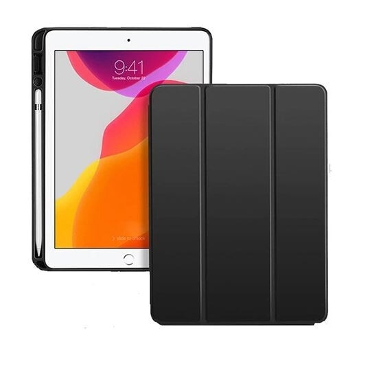 Husa protectie tableta, DCSZVIGS, TPU, Pentru iPad Pro 2018/2020/2021/2022, 12.9", iPad Air 13"2024, Negru