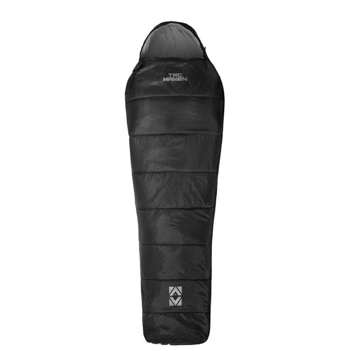 Tac Maven Cocoon hálózsák, múmia típusú, poliészter, fekete, 220cm