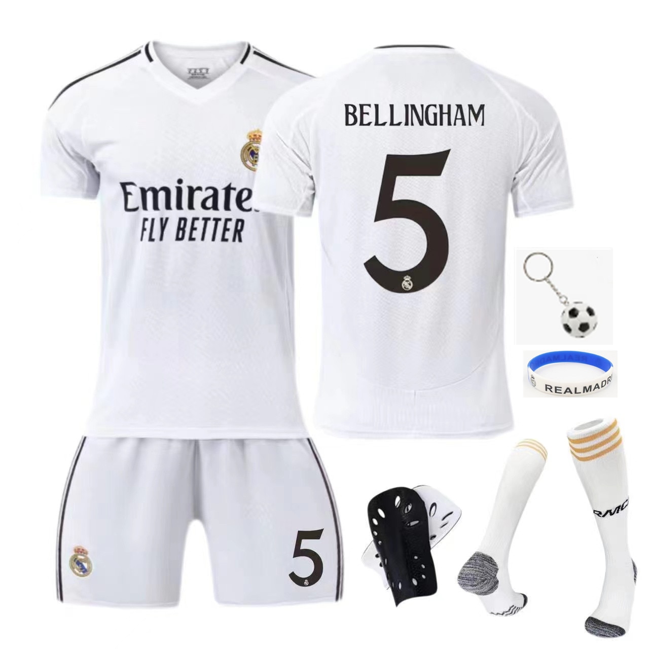 Echipament sportiv Copii Copii Real Madrid Bellingham Fotbal