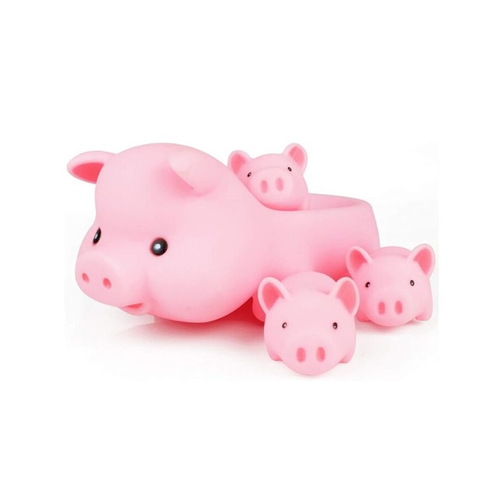 4 db disznófürdős játékkészlet,