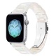 Каишка за часовник, резинова, съвместима с Apple Watch 7/8/9 Series, подходяща за iWatch 6/5/4/3/2/1/SE -38/40/41 mm, катарама от неръждаема стомана, TOIITKQ, бяла