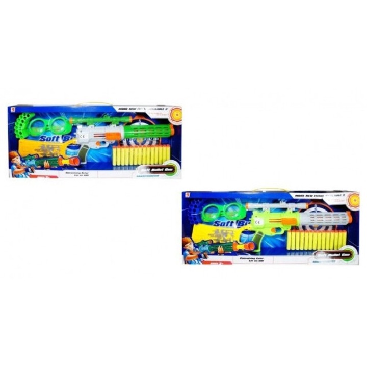 Jucarie militara SWEDE Karabin na strzalki MIX, 60x26x8cm, +3 ani