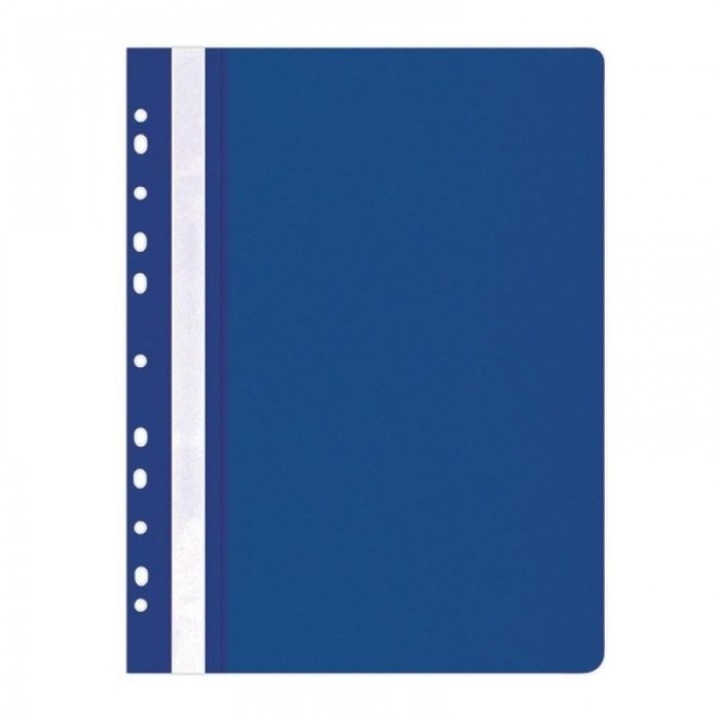Комплект от 25 папки A4, Office, Прозрачен/син, 237x310 мм