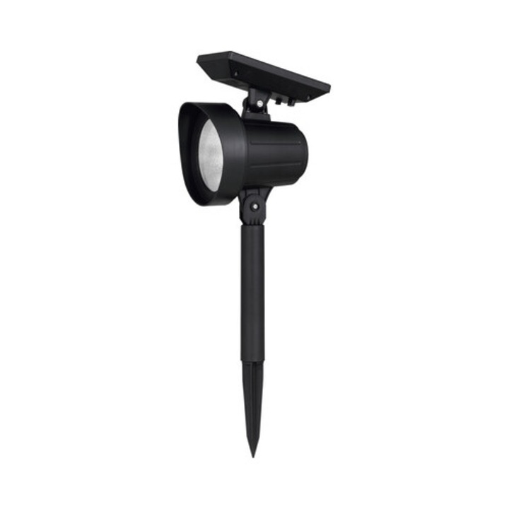 Mini Proiector Solar Cu Led Rgb 50 Lumeni 6500k, Plastic Negru