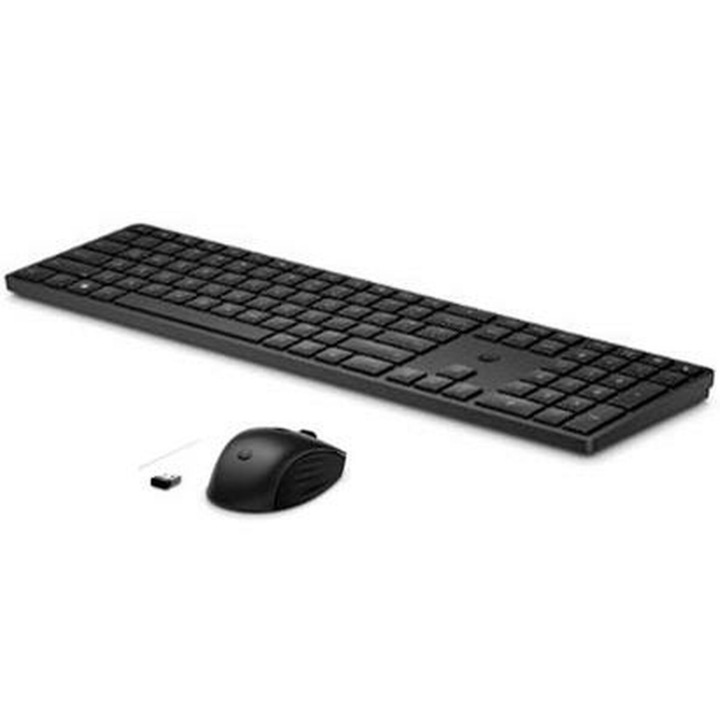 Tastatura si Mouse Fara Fir HP 4R009AA Negru Qwerty Spaniola