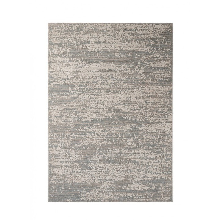 Covor textil albastru crem Silva 160x230x0.3 cm