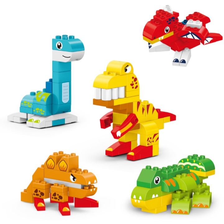 Bufnitel építőkészlet, STEAM dinoszaurusz, 135 db