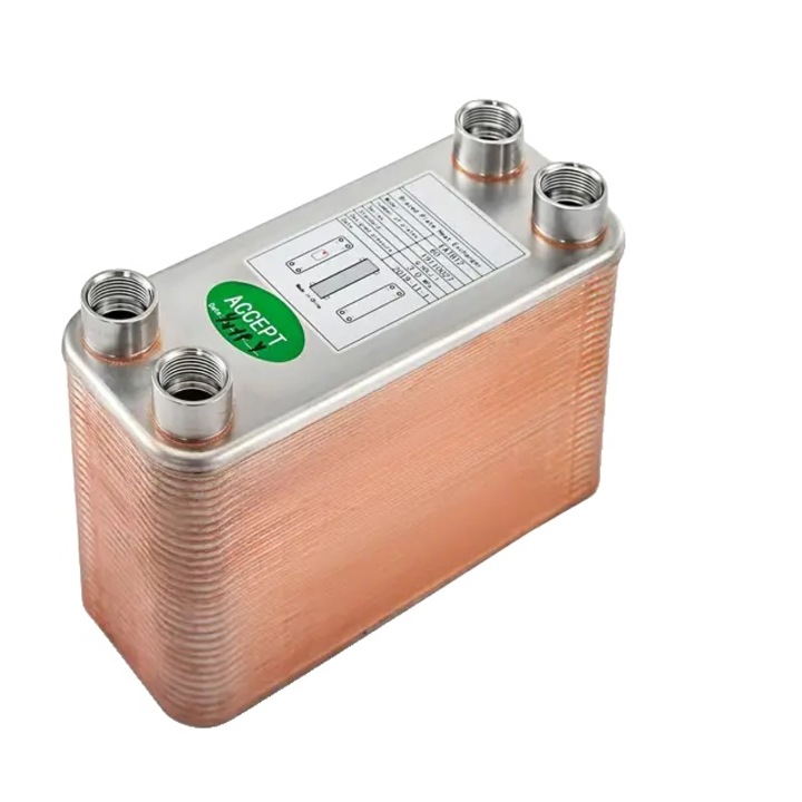 Schimbator de caldura, inox, 60 placi, design compact, eficienta termica ridicata