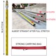 Trepied pentru nivela laser, inaltime reglabila, aluminiu, argintiu/rosu