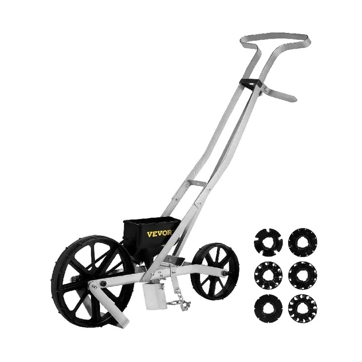 Semanatoare de gazon, inaltime reglabila, 6 placi de semanat