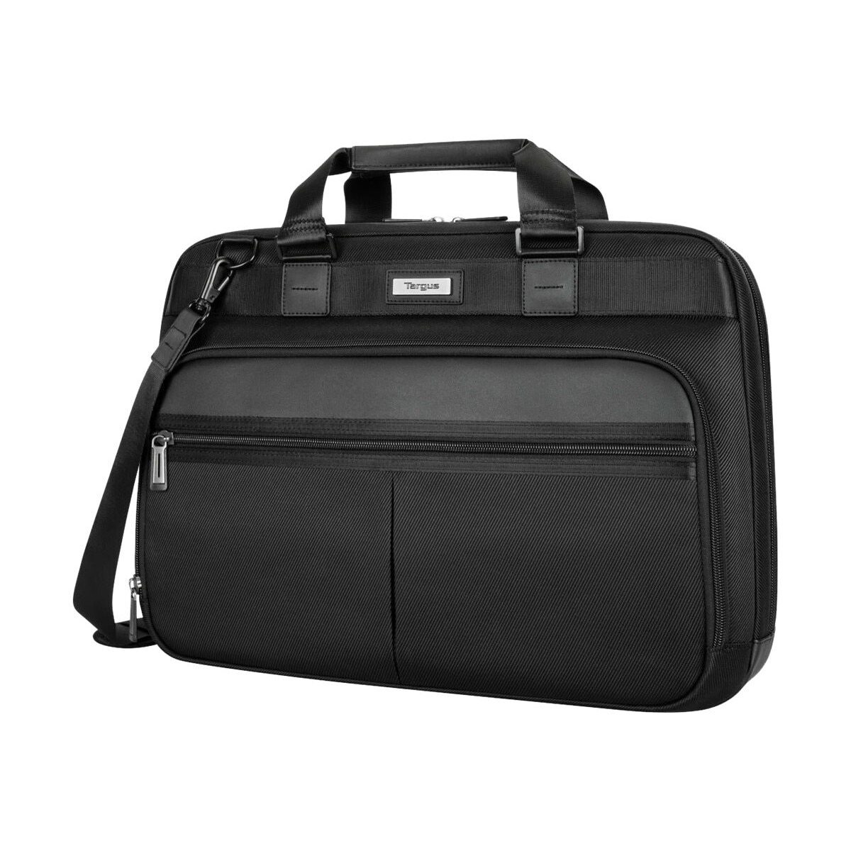 Geanta laptop Targus Mobile Elite Topload, cu bretea de umar, negru, 15.6-16", nylon