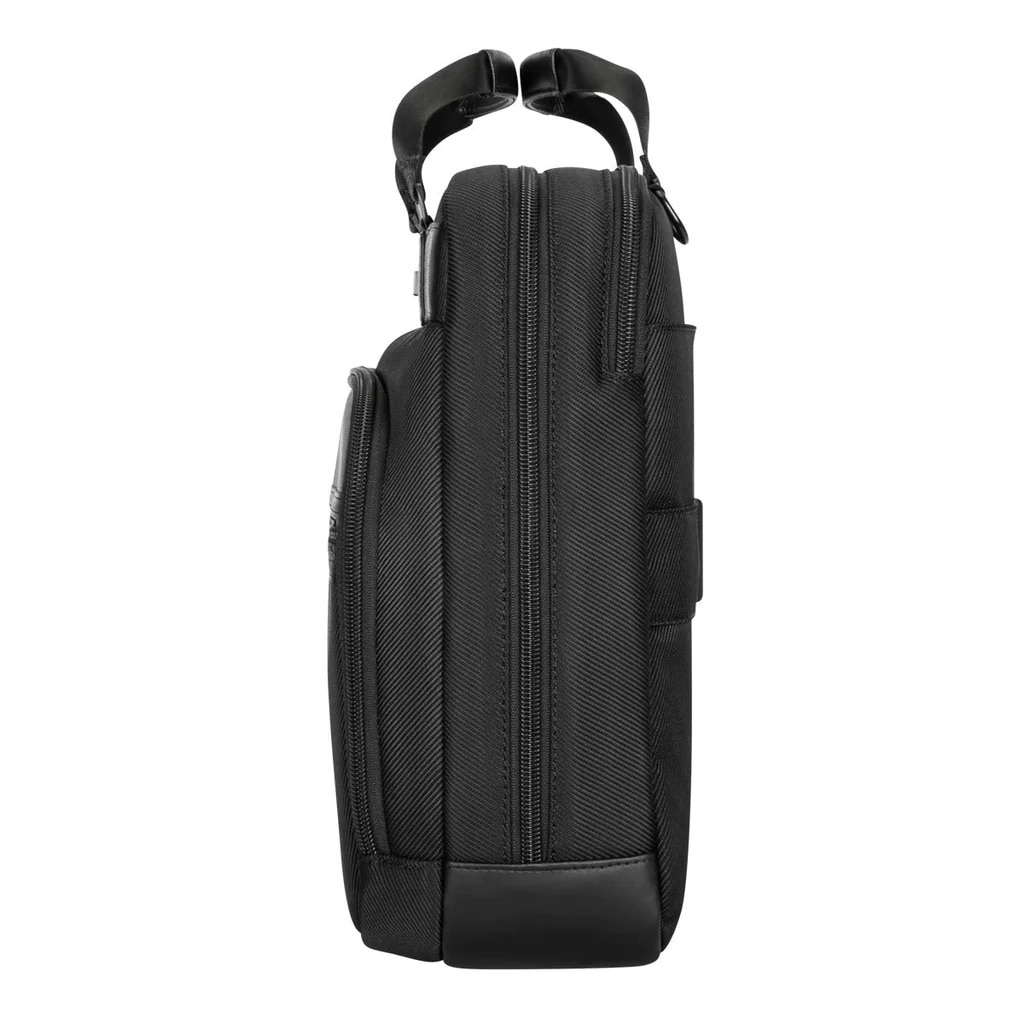 Geanta laptop Targus Mobile Elite Topload, cu bretea de umar, negru, 15.6-16", nylon