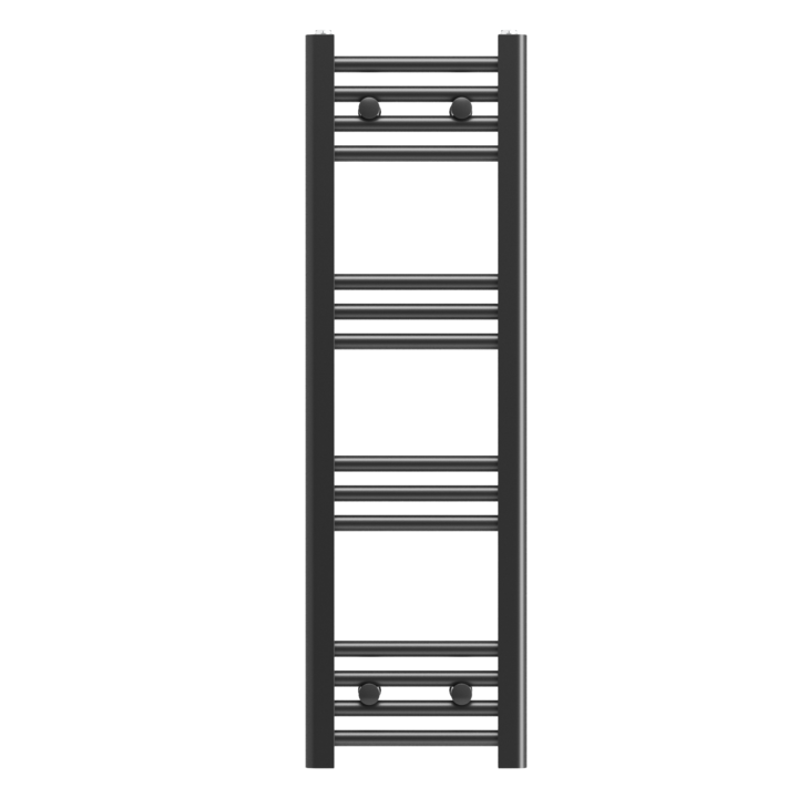 Radiator De Baie, Granitan, Breno, 30x100 cm, Calitate Ridicata A Constructiei, Utilizare De Lunga Durata, Materiale Premium, Design Modern, Apa, Negru