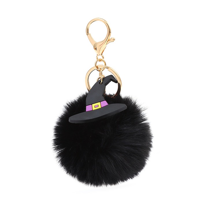 Bell kulcstartó, Halloween modell, plusz, fekete