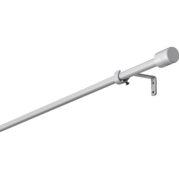 Galerie Perdea Cilindru Alba Ø 16 Mm Extensibila 100-200 Cm