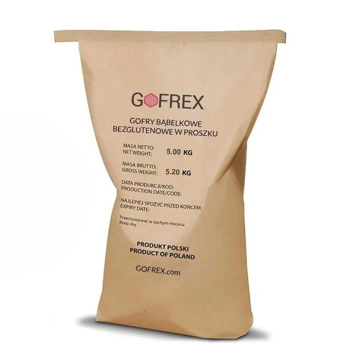 Mix Vafe GOFREX Bubble Waffle, Fara Gluten, 5kg