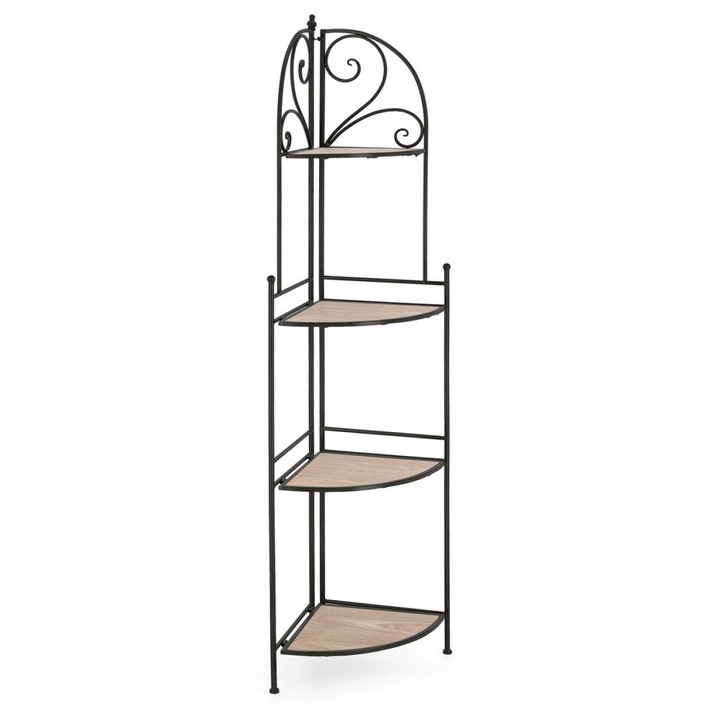 Sarokpolc 4 polc Guenda 48x35x165,5 cm