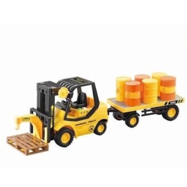 Stivuitor de jucarie MAKSIK WY690A-2, 45.5x11.5x18.5 cm, plastic