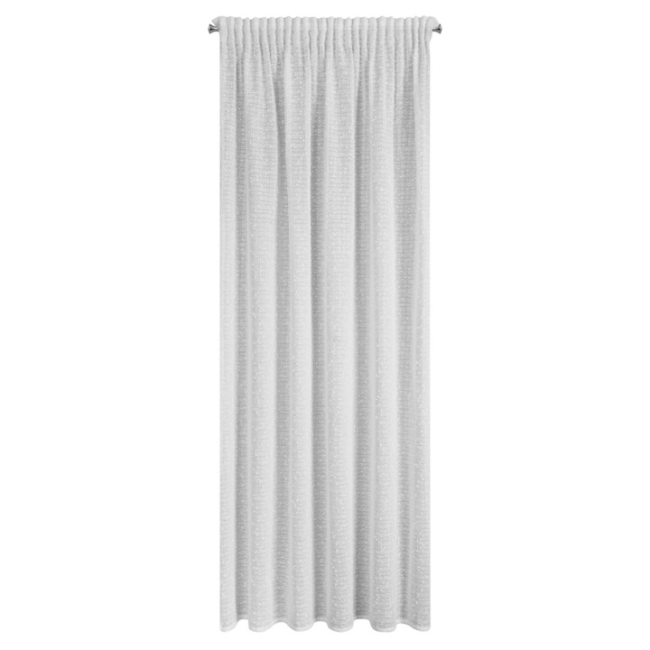 Букле завеса от метален конец Eurofirany MELANIE 140 x 250 см бяло, халки