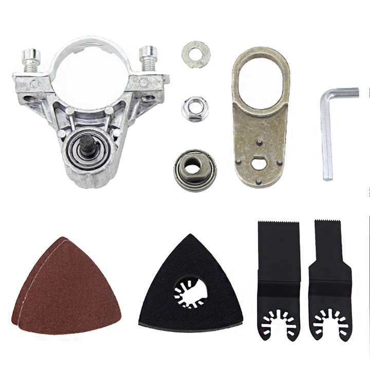 Adaptor unelte oscilante, Autocise, pentru polizor unghiular tip 100, aluminiu otel-carbon