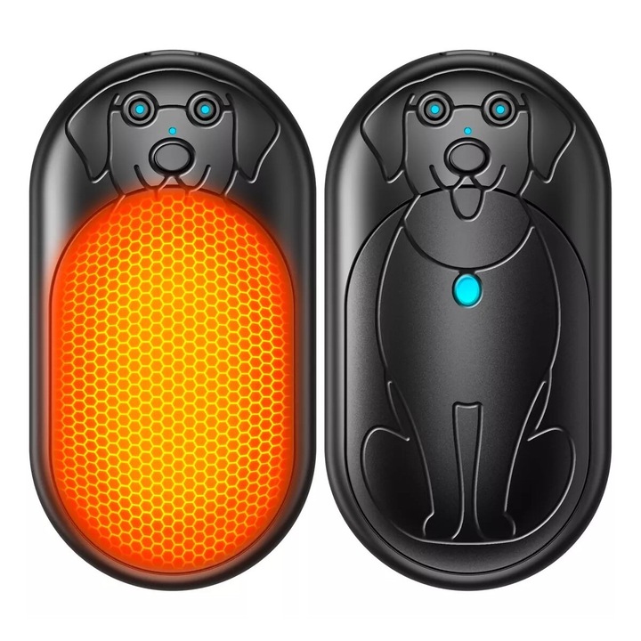 Нагревател за ръце, UEU, външна батерия powerbank 6000mAh, преносим, за многократна употреба, USB тип C зареждане, компрес за болка, 3 нива на нагряване, до 8,5-20 часа работа, черен