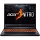 Laptop Gaming Acer Nitro V16 ANV16-41-R4UW cu procesor AMD Ryzen™ 7 8845HS pana la 5.1GHz, 16'', WUXGA IPS 165Hz, 16GB DDR5 RAM, 512GB SSD, NVIDIA® GeForce RTX™ 4060, No OS, Obsidian Black