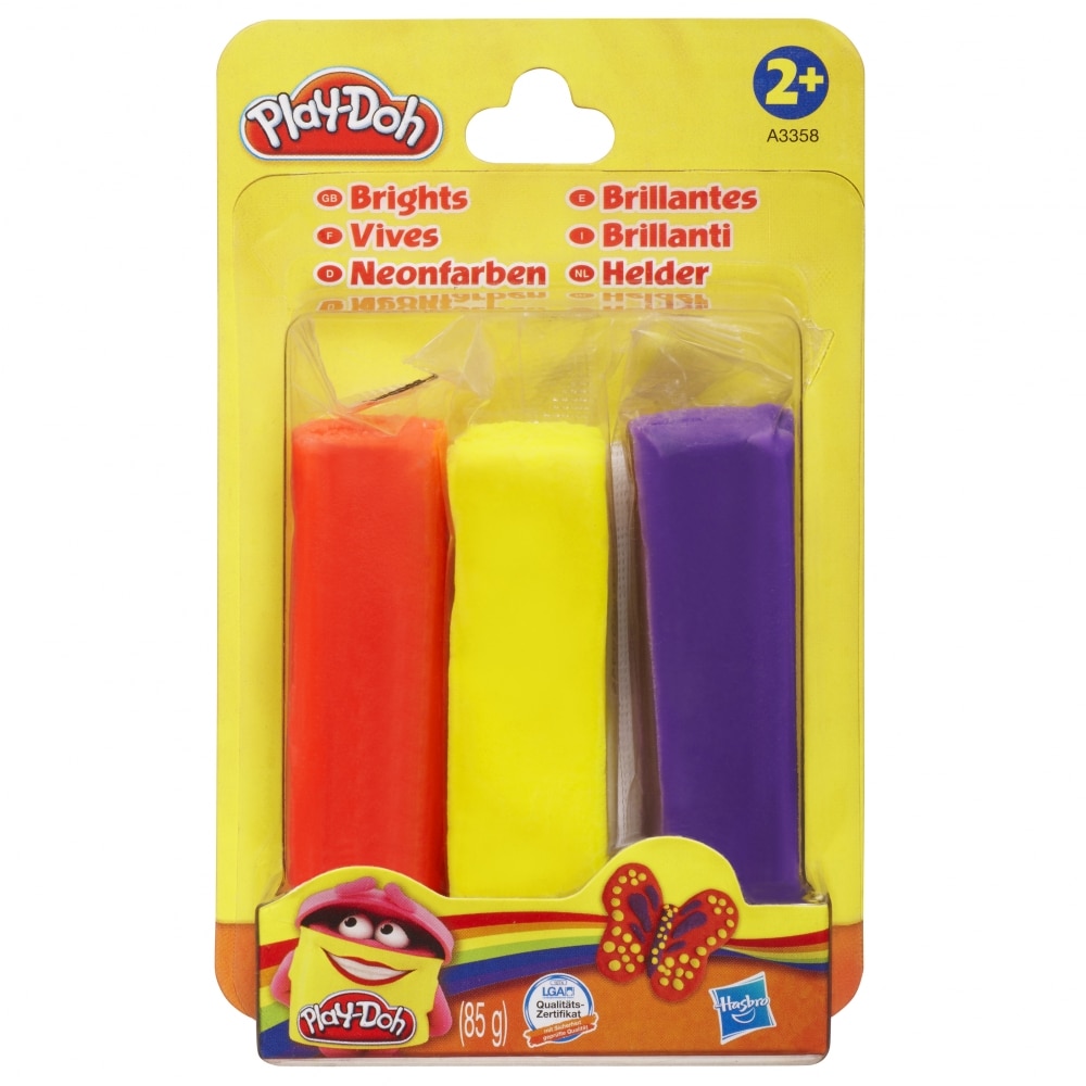 Plastilina Play-Doh Set 3 culori stralucitoare